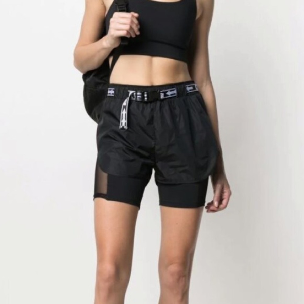 Off-White Black Women's Athletic Shorts
